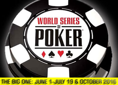 The 2016 World Series Of Poker schedule